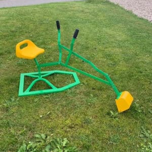 Gravemaskine i metal Til Sandkassen, Wanted - Grøn/Gul - Fra 3 år - HURTIG LEVERING!