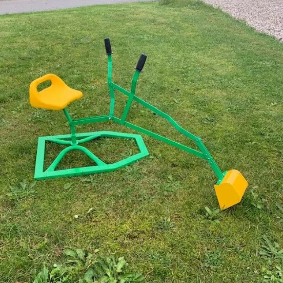 Gravemaskine i metal Til Sandkassen, Wanted - Grøn/Gul - Fra 3 år - HURTIG LEVERING!